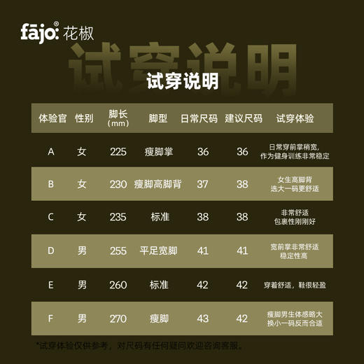 fajo花椒 「早上好」宽体跑训鞋 紫苏 商品图1