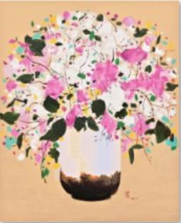 吴冠中高级复刻版画《丁香》（大） 商品图0