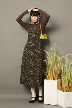 L.Fleuri 氛围感碎花吊带连衣裙 16942【不含上衣】