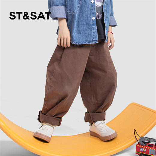 【童鞋】星期六复古百搭魔术贴阿甘鞋SSC1191L03 商品图4