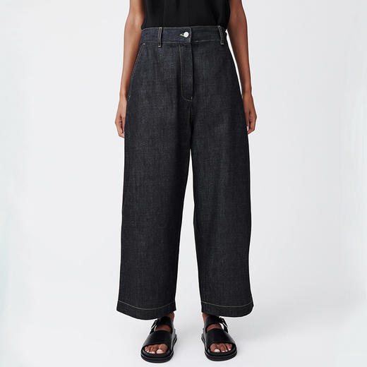 STUDIO NICHOLSON DENIM - WIDE CROP PANT 女装廓形牛仔九分裤 商品图0