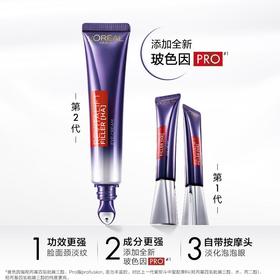 欧莱雅复颜玻尿酸水光充盈全脸淡纹眼霜30ml（紫熨斗）（效期至26年8月)