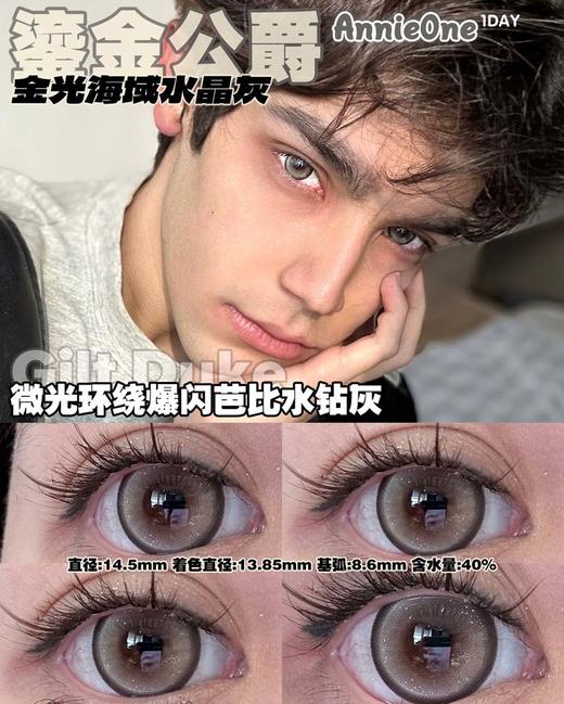 ANNIEONE 日抛 鎏金公爵  直径14.5mm着色13.85mm 商品图1