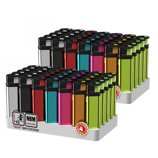 贵族打火机X44长机七彩铁壳 商品图0