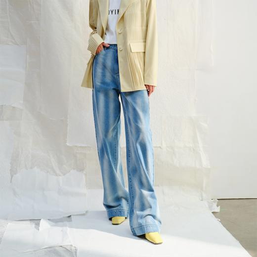 LIYIHAN光影洗水牛仔裤Y242K24650 商品图1