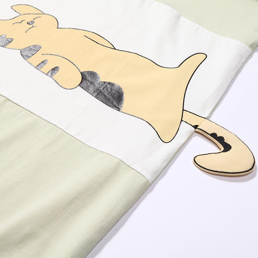 都市丽人好睡好眠春夏睡衣女32支CVC单面家居服薄款短袖裙女士棉质睡裙LH46C4 商品图5