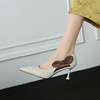 【预售5天】优雅尖头时装鞋，蝴蝶结中空细跟高跟鞋ZF&24-129 商品缩略图10