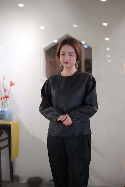 漫物记香云纱前短后长上衣XYS-W186 商品图0