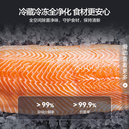 容声（Ronshen）502升十字四开门冰箱零嵌入式一级能效变频超薄风冷无霜大容量家用底部散热电冰箱 以旧换新 BCD-502WD1FPQ星空灰 商品图4