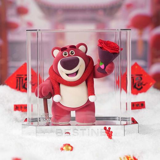 VBEINGS花语 草莓熊 永生花礼盒玫瑰花摆件花束生日送女生情人节礼物 商品图2