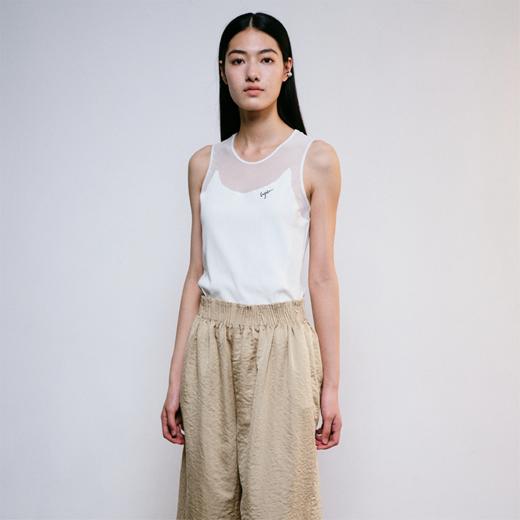 LIYIHAN坑条拼接上衣Y241S25901 商品图2