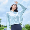 都市丽人舒适外出春夏睡衣女针织锦纶混纺家居服薄款长袖上衣女士防晒单件上衣LH47A1 商品缩略图1
