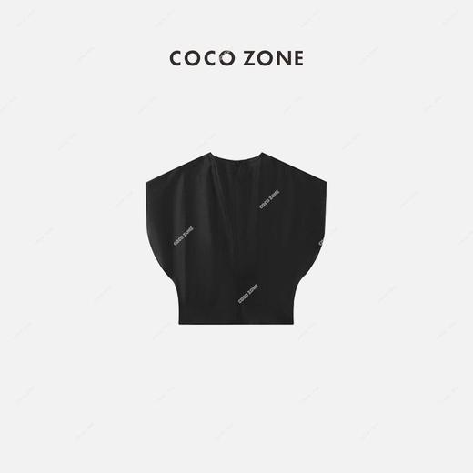 COCO ZONE 2023夏季高级感圆领无袖透气显瘦上衣   23C18870 商品图1