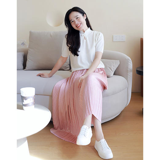 5天内发货！超百搭，温柔系，百褶半裙 商品图4