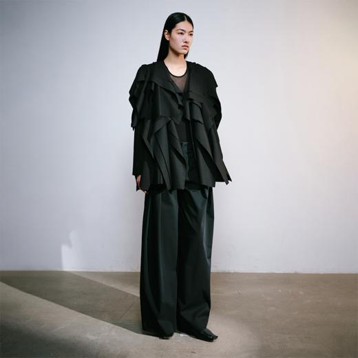 LIYIHAN艺术感书页西装外套 Y241T08590 商品图1