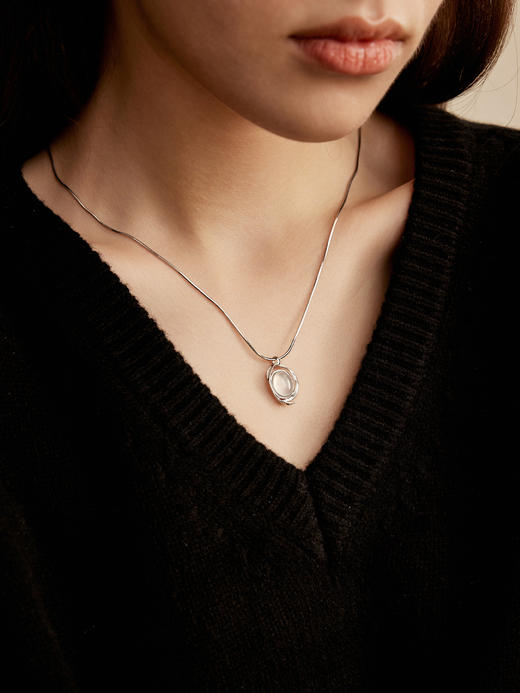 monSecret｜SW020202 玉见项链【MOTION】 [ 银  ] 商品图1