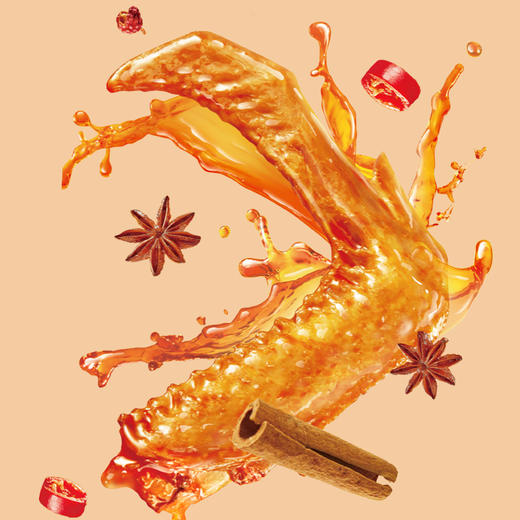 F黄老五鸭翅根105g袋装，网红卤味麻辣五香鸭肉零食追剧出游独立包装 商品图2