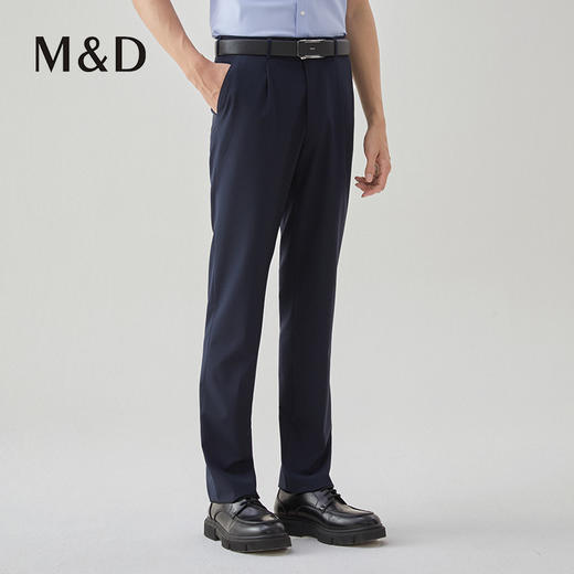 【名盾】毛料西裤 可机洗羊毛，轻薄透气，自由伸展无拘束MXAB59605F 商品图2