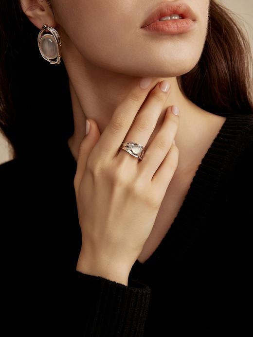 monSecret｜SW010301 舞律戒指【MOTION】 [ 银  ] 商品图0