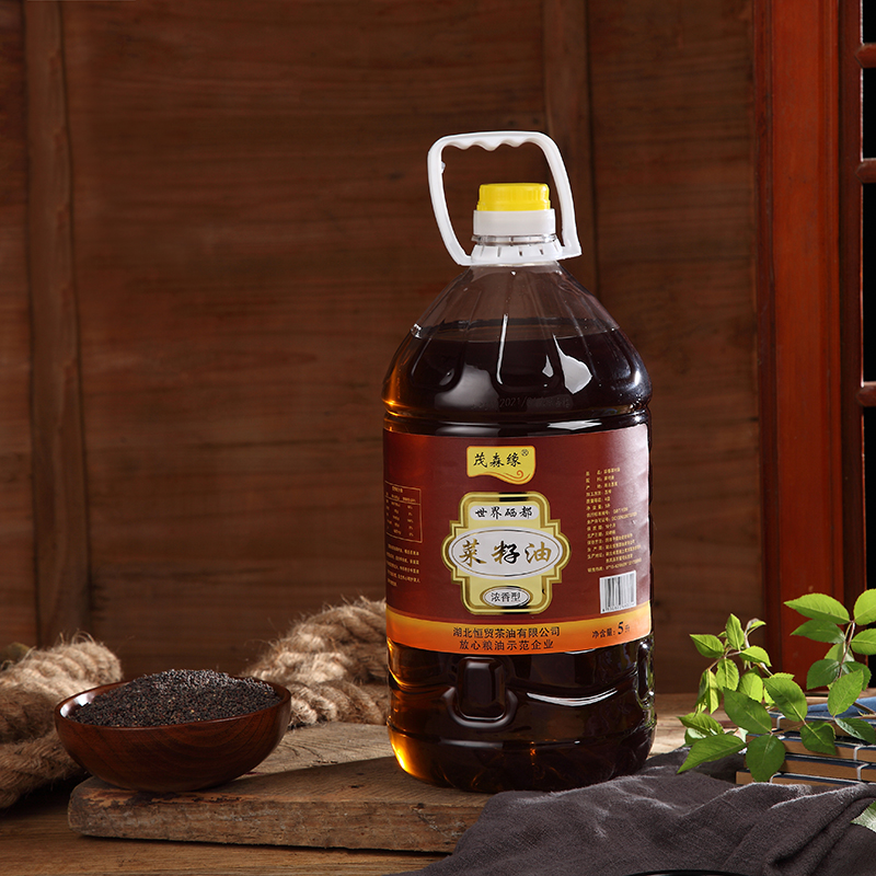 BQT恩施半丘田一级菜籽油5L