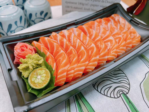 三文鱼脊背刺身大份（250g-260g）9-11片，自取可用 商品图2