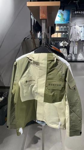 SS24 BURTON雪服U GORE-TEX 2L JACKET FOREST MOSS