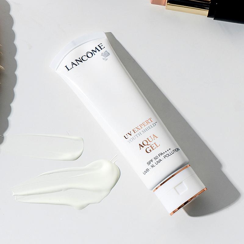 法国兰蔻小白管防晒霜清透水漾隔离面部清爽型防紫外线   50ml