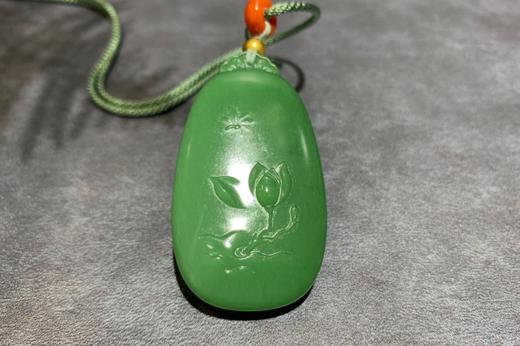 【御珠宫坊】碧玉荷花牌 商品图3