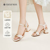 natursun凉鞋女外穿高级感夏季百搭单鞋一字带气质高跟鞋N24328801 商品缩略图0