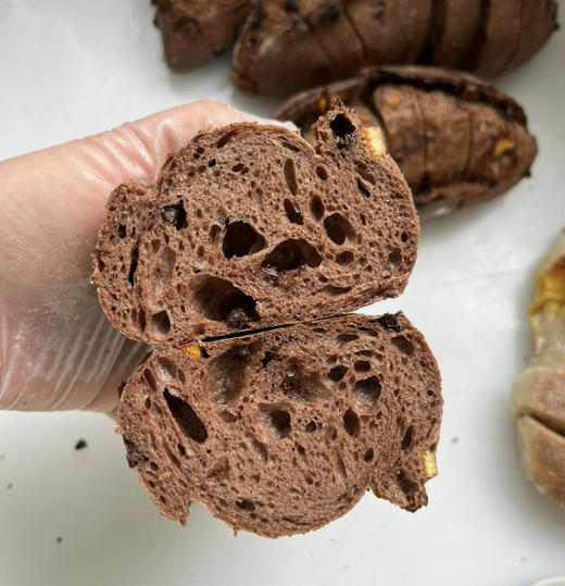 【面包脑袋】无糖油也能拥有快乐 可可香橙欧包 提前一天下单提前一天预定 商品图1