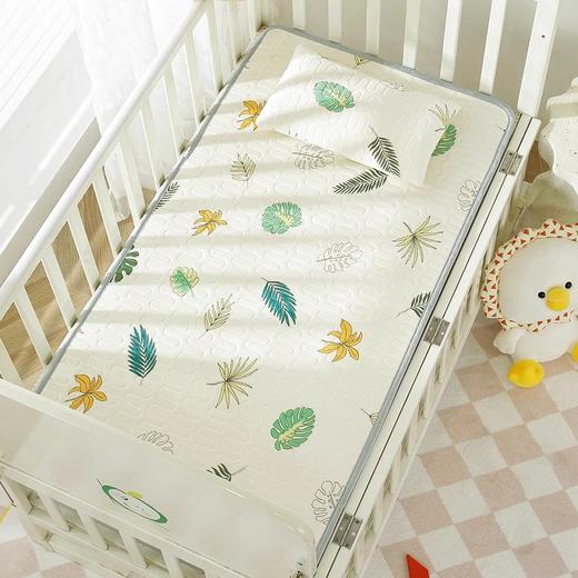 【爽滑科技凉感！】婴儿凉席幼儿园儿童乳胶席子新生儿宝宝透气吸汗冰丝婴儿床凉席夏 商品图5