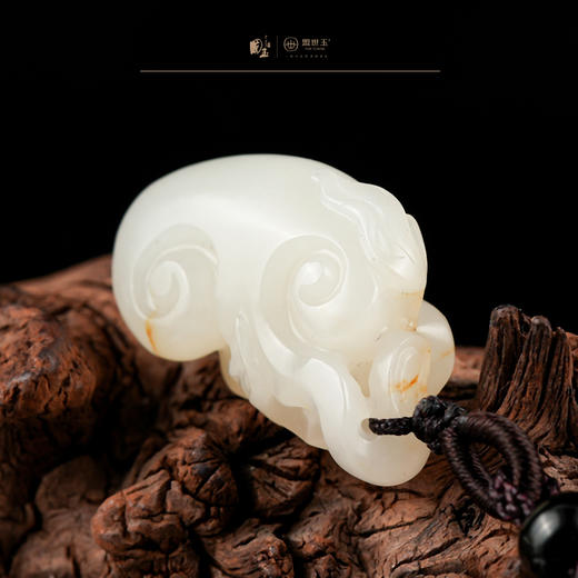 新疆国玉盟世玉和田玉羊脂玉挂件（吉祥如意）【带证书·顺丰物流】 商品图3