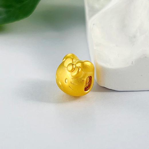 【限时7.5折】【定价黄金】足金 3D硬金卡通HelloKitty凯蒂猫手串(V3DSC00094)预售产品下单后不退款不退货不换货不补差价 商品图1