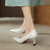 阿么手工女鞋小羊皮气质高跟鞋时尚细跟6.5CM简约百搭单鞋女春季 商品缩略图1