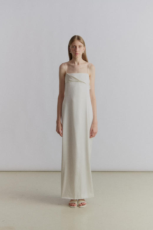 VC｜SS24015 Esha silk dress [ 真丝连衣裙  白 ] 商品图1
