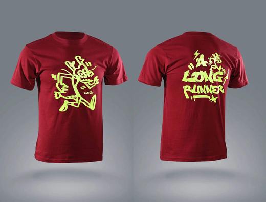 严素纯棉TEE,LONGRUNNER长跑人,短袖棉T恤五色可选宽松舒适全棉日常 严素态度 商品图2