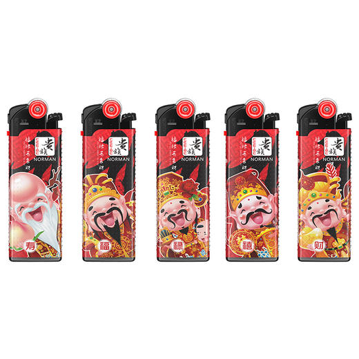 贵族打火机X2短机五福临门 商品图2