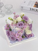 紫色女生女生浪漫鲜花蛋糕（鲜花颜色每次 商品缩略图1
