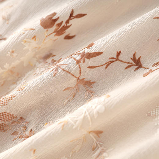 复古风新中式，改良植绒炒色提花衬衣WLZD-2411109 商品图3