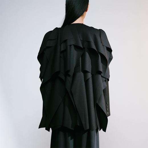 LIYIHAN艺术感书页西装外套 Y241T08590 商品图3