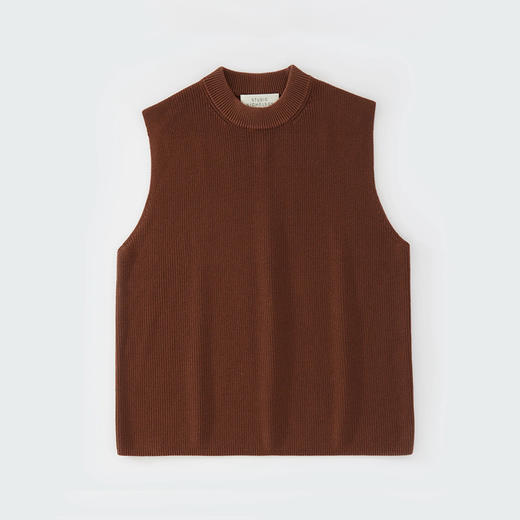 STUDIO NICHOLSON KNITWEAR - 7GG SLEEVELESS 女装无袖针织上衣 商品图4