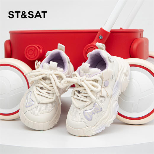 【童鞋】星期六透气网面百搭儿童运动鞋SSC1131L06 商品图3