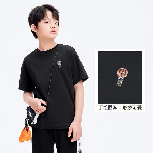 【99元任选3件】巴拉巴拉儿童童装男童t恤短袖新款夏装纯棉女童小童大童上衣 商品图3