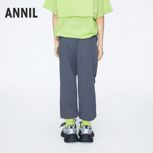 男女童弹力运动裤单裤裤子夏季新款安奈儿童装实体店同款AM426658 商品图2