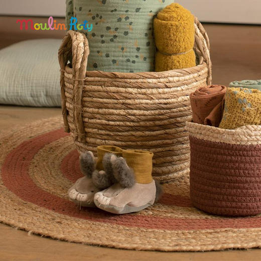 法国 Moulin Roty 宝宝鞋（礼盒装）适合0-6月龄 鞋长11cm 卡通形象 针织袜套 商品图9