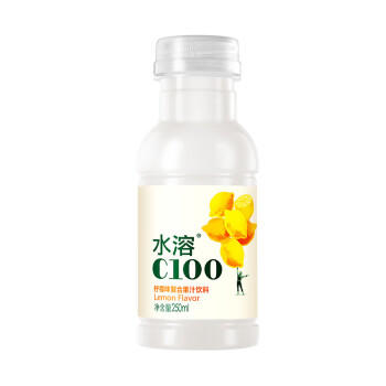 农夫山泉水溶C100柠檬味复合果汁饮料250ml*12瓶组合 满足每日所需维生素C 商品图1