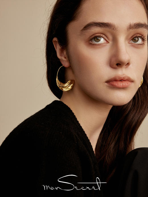 monSecret｜SW010103 霓裳耳环【MOTION】 [ 金  ] 商品图1