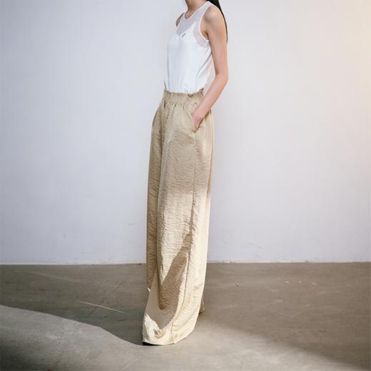 LIYIHAN腰部松紧阔腿裤Y242K24971 商品图2