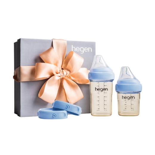 hegen婴幼儿奶瓶莫兰迪兰套盒150ml+240ml 商品图0