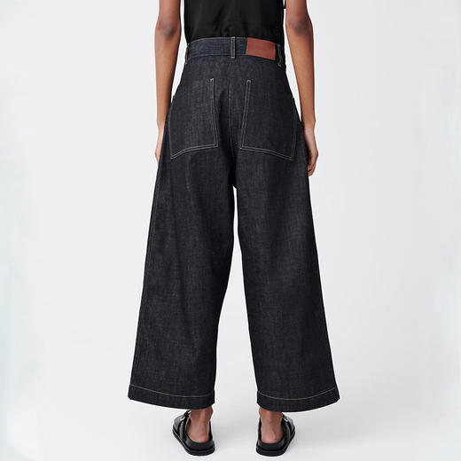 STUDIO NICHOLSON DENIM - WIDE CROP PANT 女装廓形牛仔九分裤 商品图2